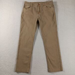 Men's Tan Straight Jeans